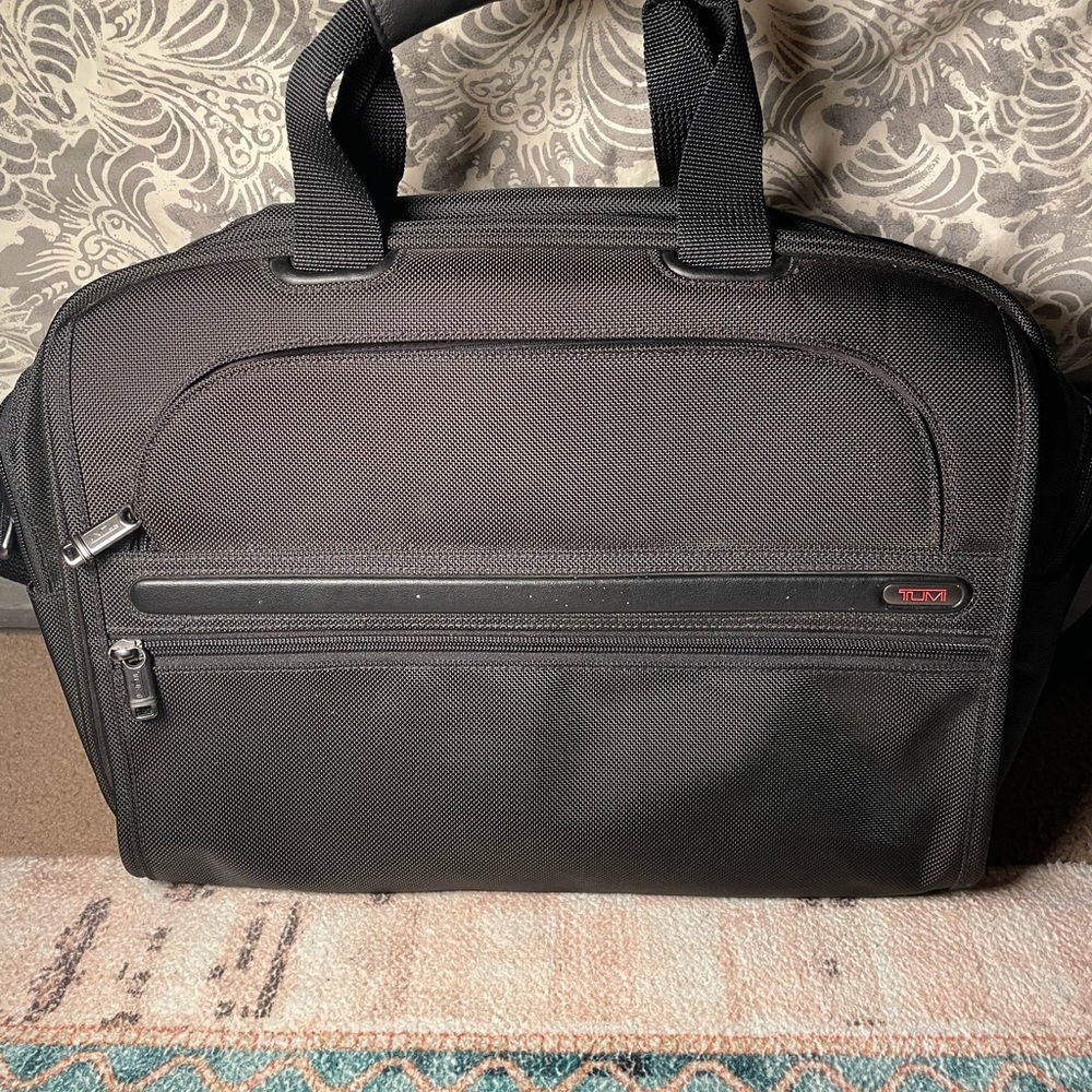 Tumi Alpha FXT Nylon briefcase laptop work bag 18”